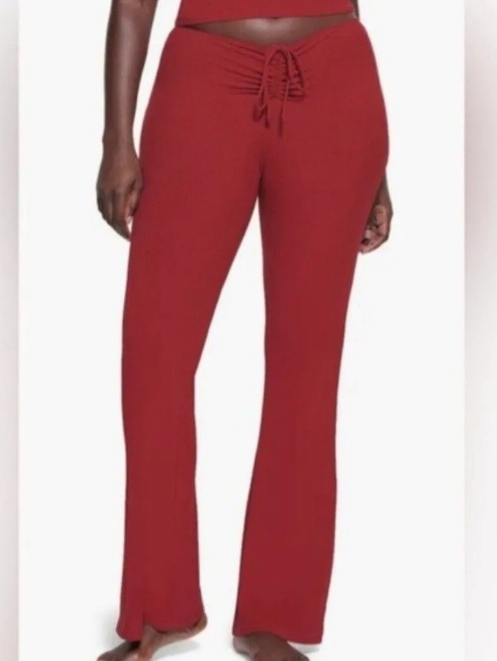 SKIMS Soft Lounge Ruched Pants Size Medium Brick